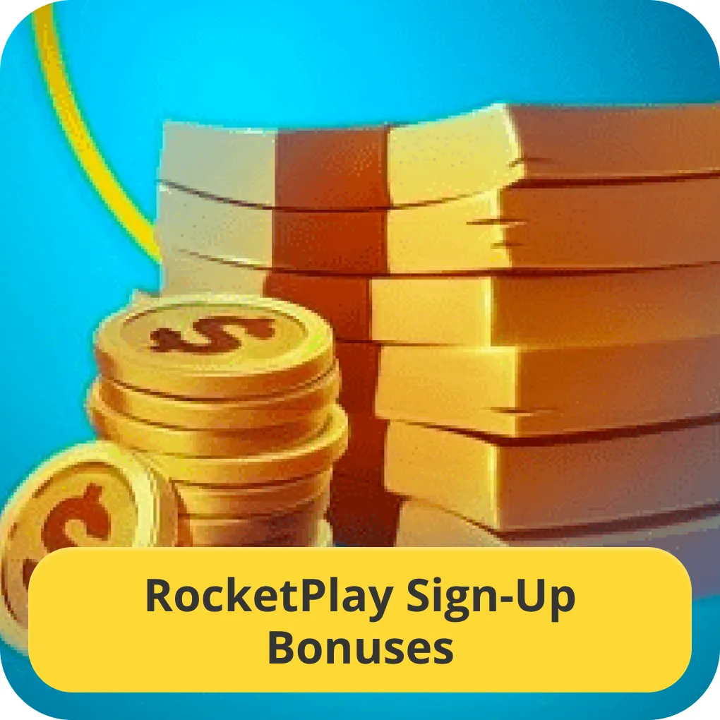 Welcome bonus RocketPlay Rocket Play registration bonus